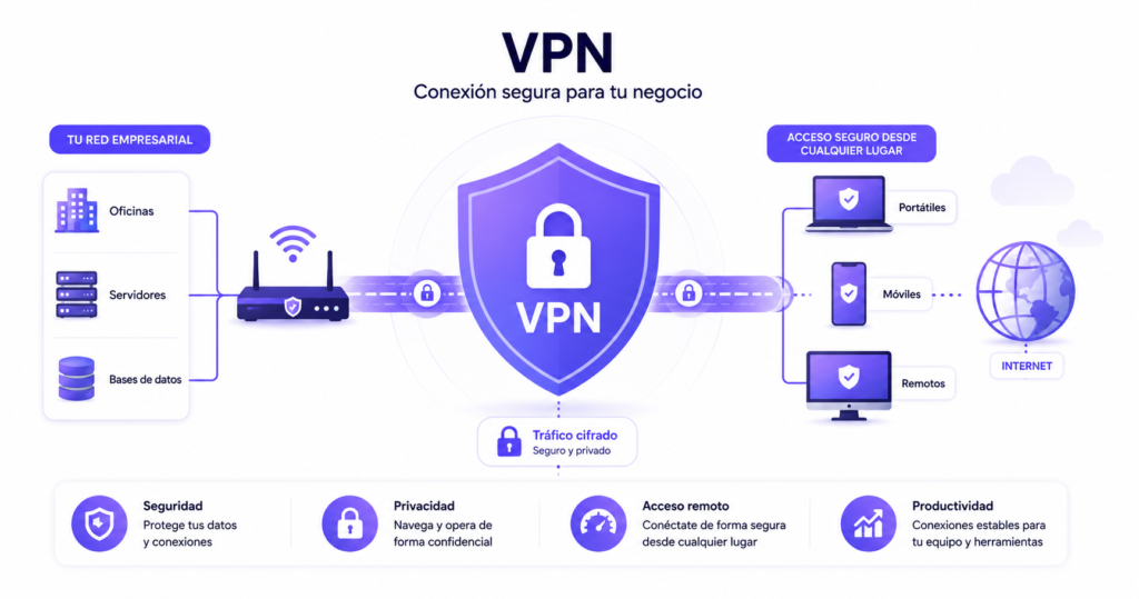 VPN empresas seguridad pymes 2026