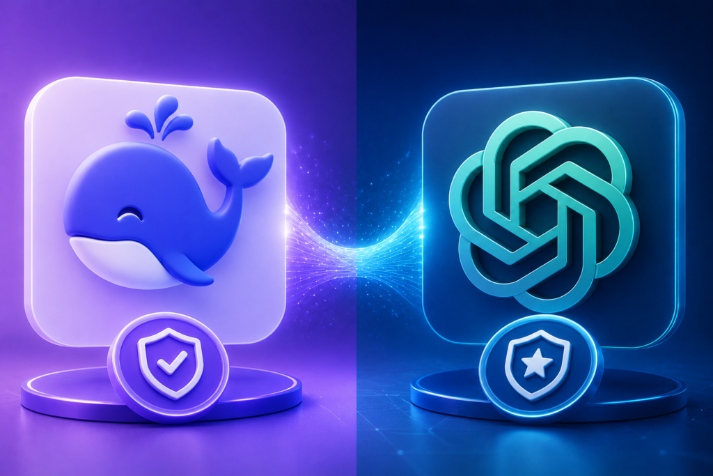 Comparativa DeepSeek vs ChatGPT para pymes en 2026 con tabla de precios y funciones