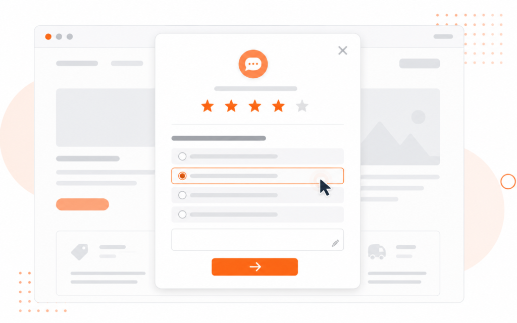 Encuesta Hotjar en web preguntar visitantes feedback