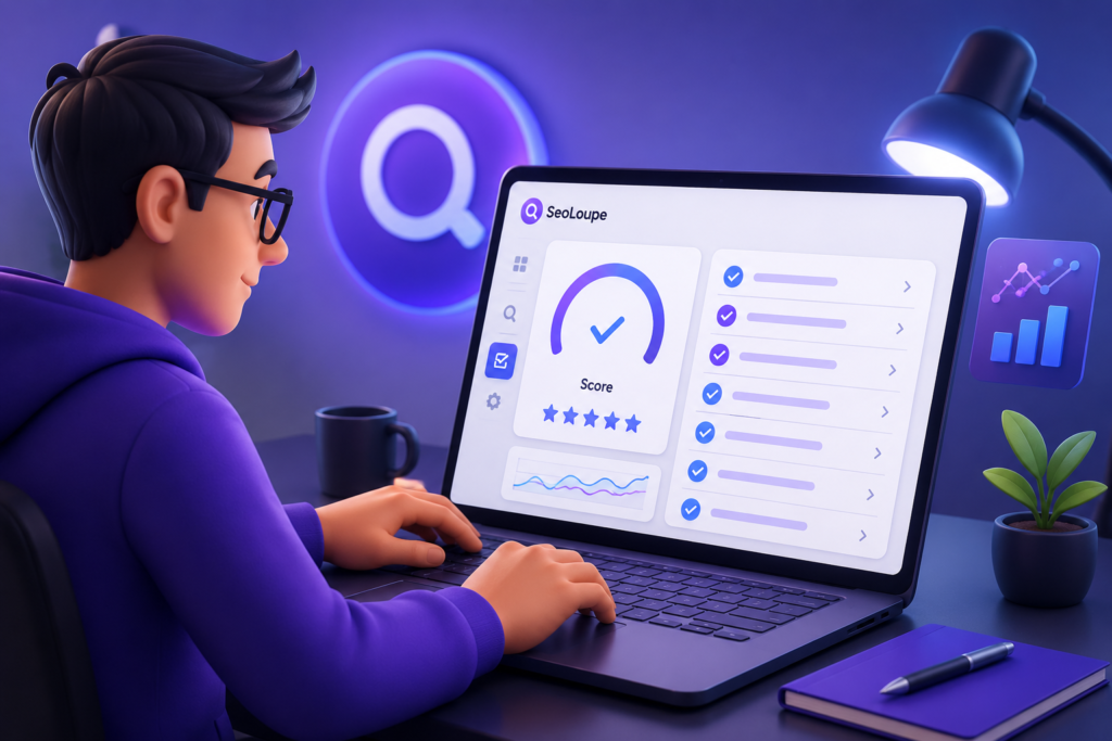 Auditar tu web con IA usando SeoLoupe para encontrar errores SEO
