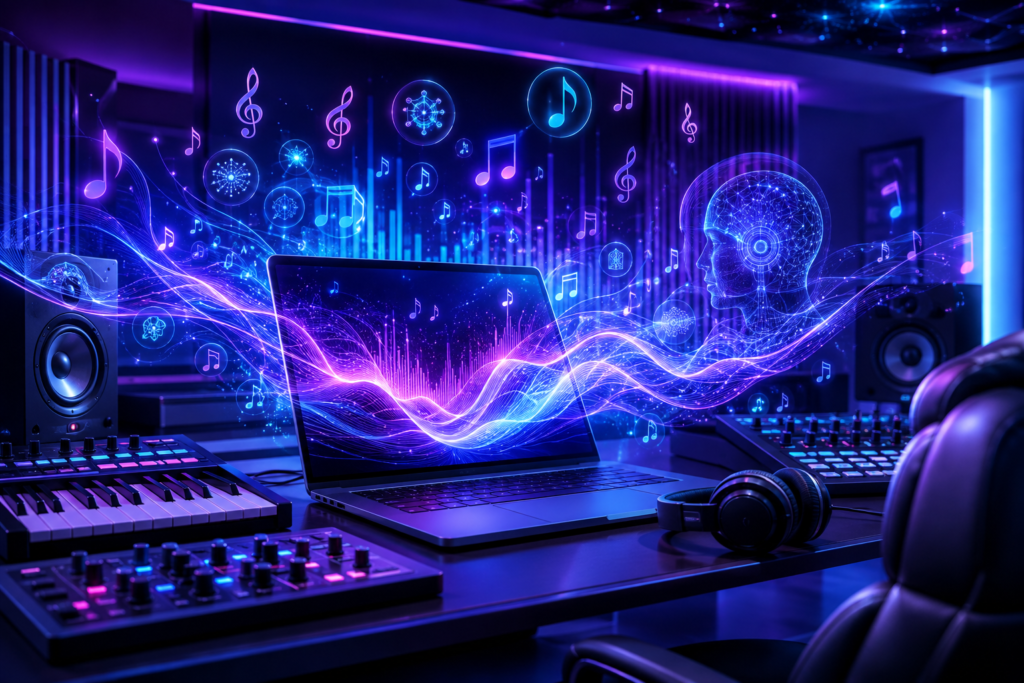 Las 5 mejores IAs para crear música y audio gratis para pymes en 2026